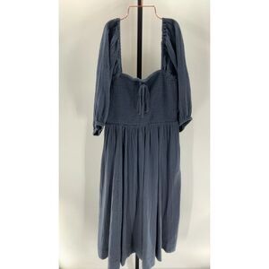 Quince Blue Midi Dress